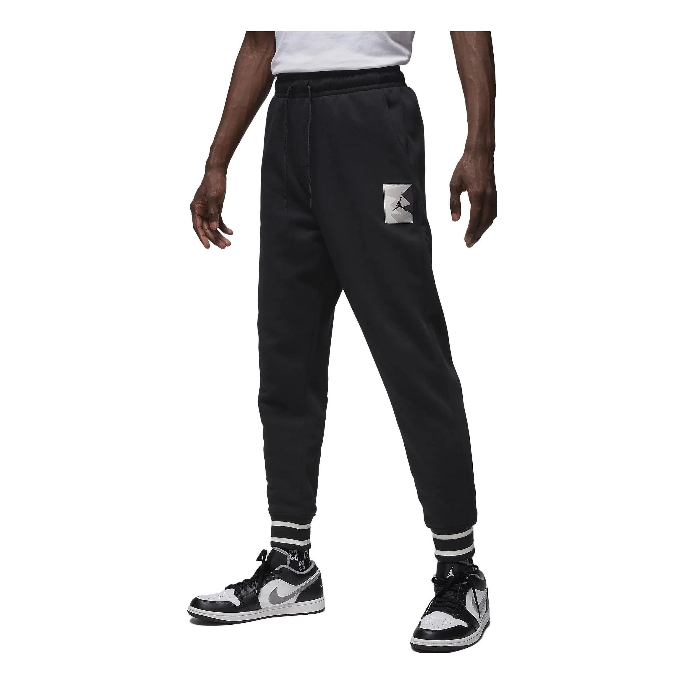 Air Jordan MVP Logo Sweatpants 'Black' FD7858-010