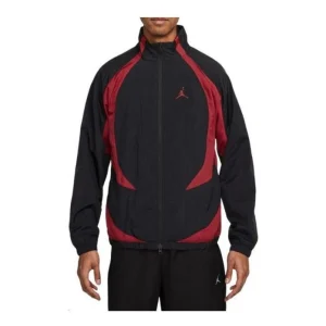 Air Jordan Sport Jam Warm-Up Jacket 'Black Red' DX9367-013