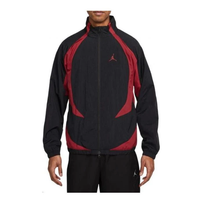 Air Jordan Sport Jam Warm-Up Jacket 'Black Red' DX9367-013