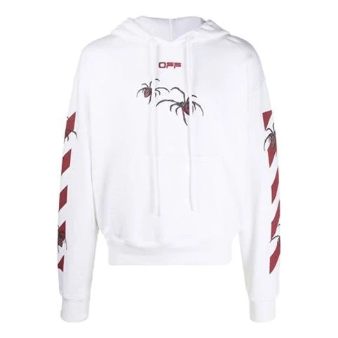 Off-White Spider Arrows Logo Hooded Sweater OMBB037S20E300010124