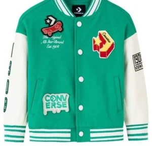 (GS) Converse Golf Jacket 'Green White' CV2312030GS-001