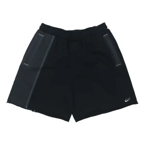 Nike Durant French Terry Breathable Sports Drawstring Solid Color Splicing Embroidered Alphabet Loose Shorts Black DH7374-010