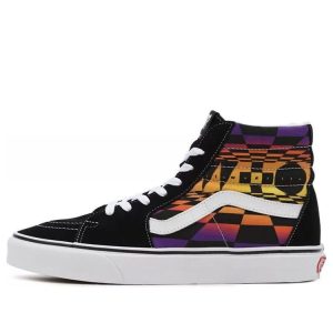 Vans Graphic Check SK8-HI 'Black Purple' VN0A7Q5NB5N