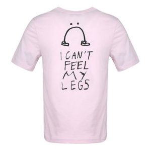 Nike DRY TEE DFC LEGS Athleisure Casual Sports Breathable Short Sleeve Pink Red Pinkred AO0624-663