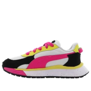 (PS) PUMA Wild Rider 'Rollin' - Pink Glow Yellow' 384443-01