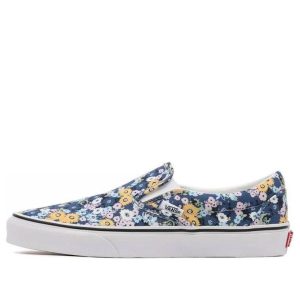 Vans Floral Classic Slip-On 'Blue Yellow' VN000XG8AS2