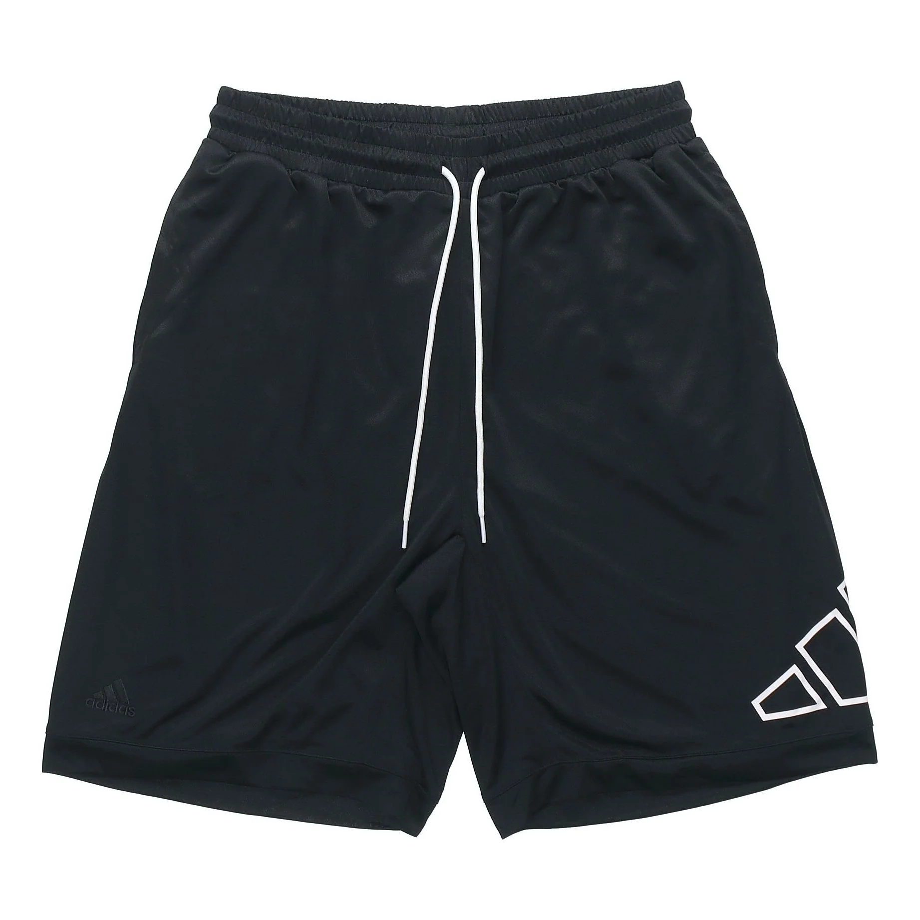 adidas Big Logo Short Basketball game Sports Shorts Black GT3018