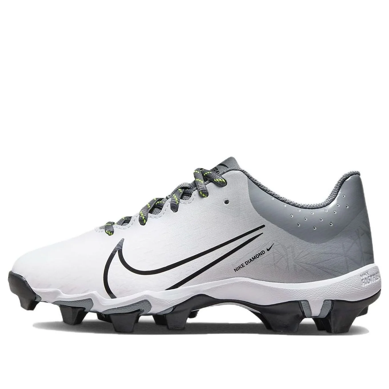 (GS) Nike Hyperdiamond 4 Keystone GG 'White Cool Grey' CZ5919-008