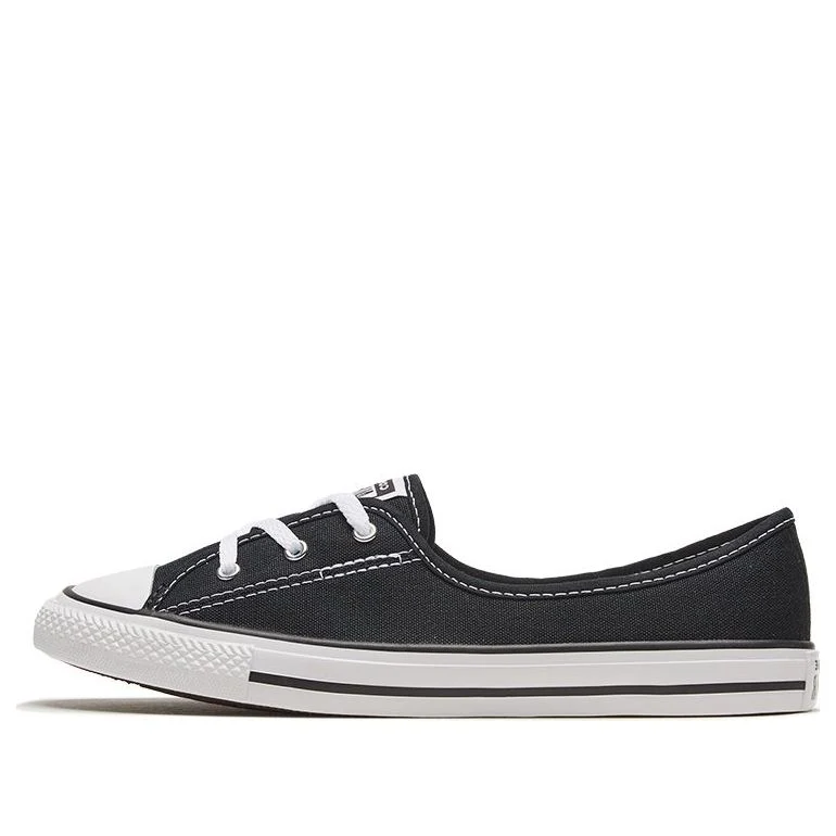 (WMNS) Converse Chuck Taylor All Star Ballet Lace 'Black' 566775C