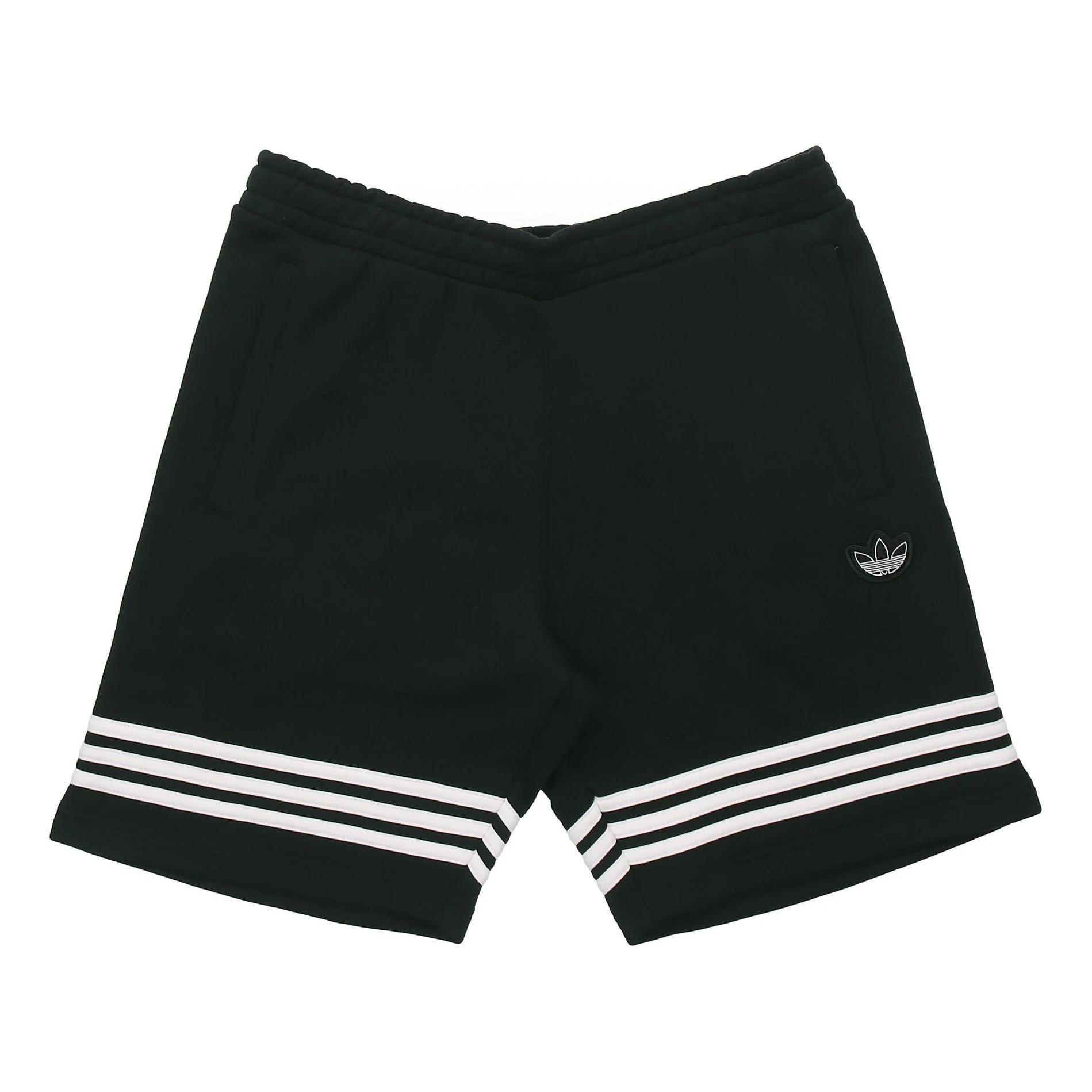 adidas originals Outline Short Hollow Out Logo Sports Shorts Black FM3877