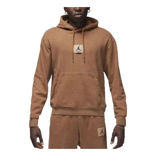 Air Jordan Statement Fleece Washed Pullover Hoodie 'Light British Tan' FB7290-281