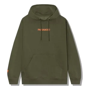 ANTI SOCIAL SOCIAL CLUB x UNDEFEATED Paranoid Hoodie 'Olive' ASSC027