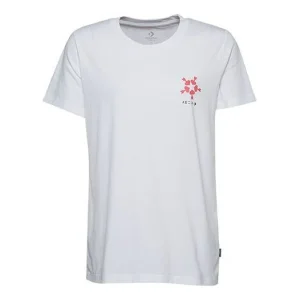 (WMNS) Converse GRAPHIC TEE Sports Short Sleeve White 10018143-A01