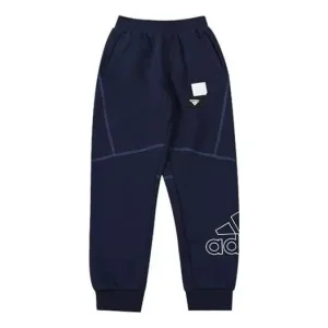 (PS) adidas Outlined Logo Joggers 'Navy White' HM5234