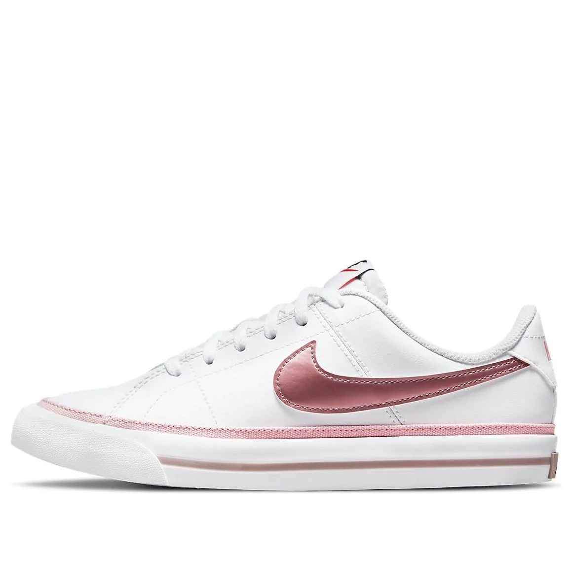 (GS) Nike Court Legacy 'White Pink Glaze' DA5380-110