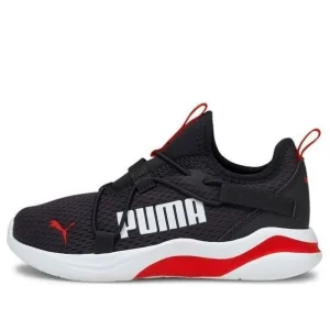 (PS) PUMA SoftRide Rift Pop 'Black High Risk Red' 194774-01
