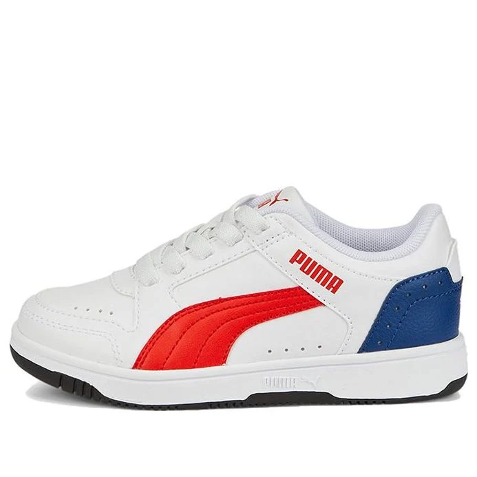 (PS) PUMA Rebound Joy Low 'White Red Blue' 381985-09