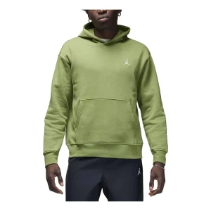Air Jordan Brooklyn Fleece Printed Pullover Hoodie 'Light Olive Green' FJ7774-340
