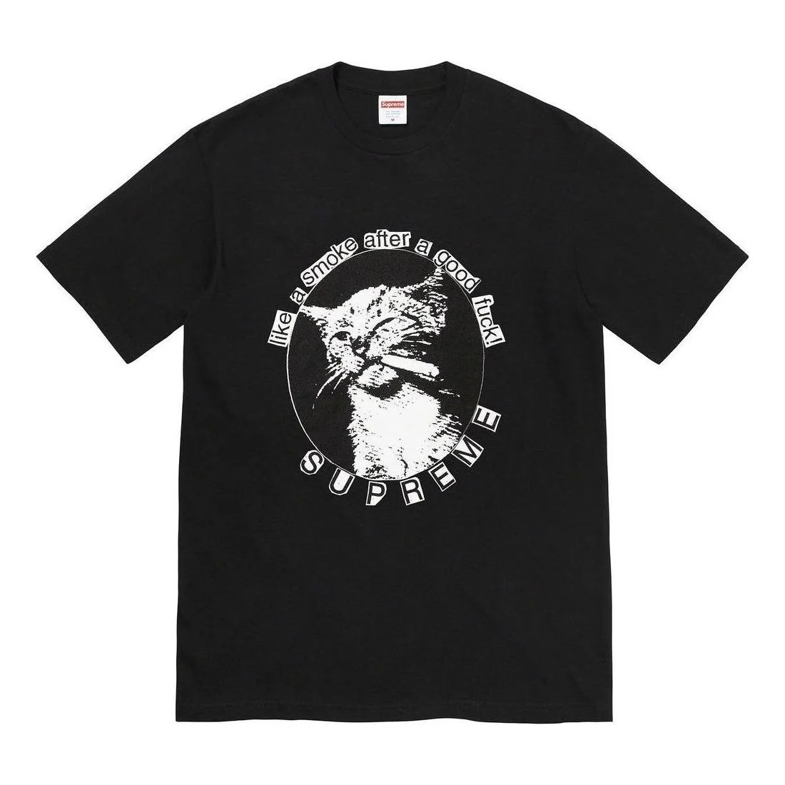 Supreme Smoke T-Shirt 'Black White' SUP-SS23-007