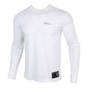 Nike Lebron Dri-Fit Round Collar Basketball Long Sleeved T-Shirt Men's White CV2080-100