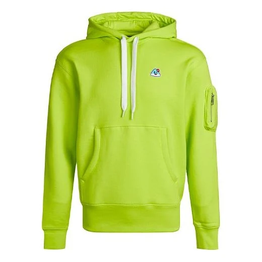 Nike Men's Sportswear Airmoji Ft W Cartoon Patch Sports Hooded Pullover For Green DA8738-389