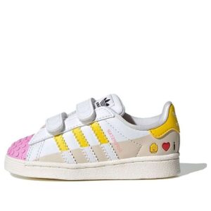 (TD) adidas Superstar x LEGO Shoes 'White Yellow Pink' IF2912