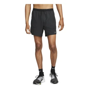 Nike Dri-FIT Solid Color Small Label Breathable Quick Dry Running Training Shorts Black DM4760-010