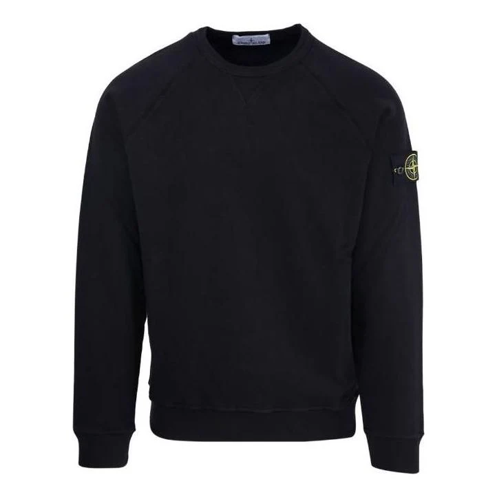 STONE ISLAND Compass Patch Sweatshirt 'Black' 781566360-V0029