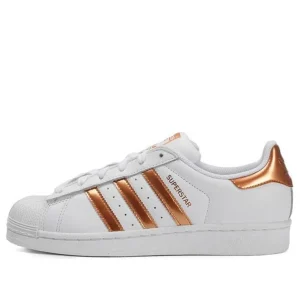 (WMNS) adidas originals Superstar Shoes Golden/White EF1326