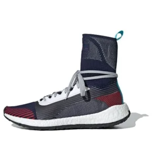 (WMNS) adidas PULSEBOOST HD MID S. 'Grey Red' EE9460