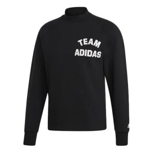 adidas M Vract Crew Alphabet Printing Knit Black EA0383