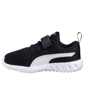 (TD) PUMA Carson 2 V Running Shoes Black/White 190074-02