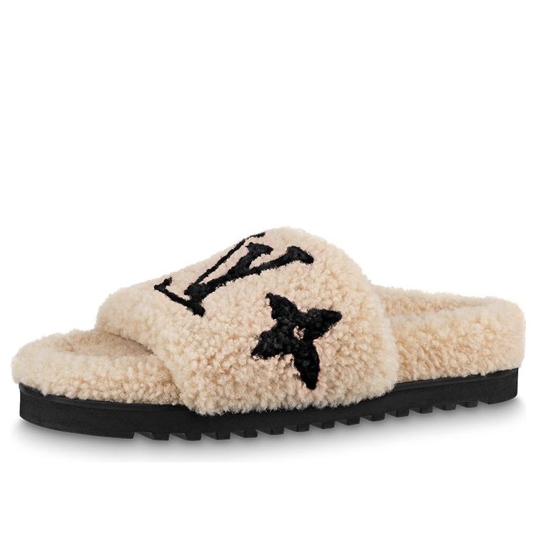 (WMNS) LOUIS VUITTON Paseo Comfort Flat Sandals 'Beige' 1ABWD1