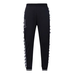 Men's Nike x ACRONYM Crossover Contrasting Colors Stripe Elastic Waistband Sports Pants/Trousers/Joggers Black CZ4676-010