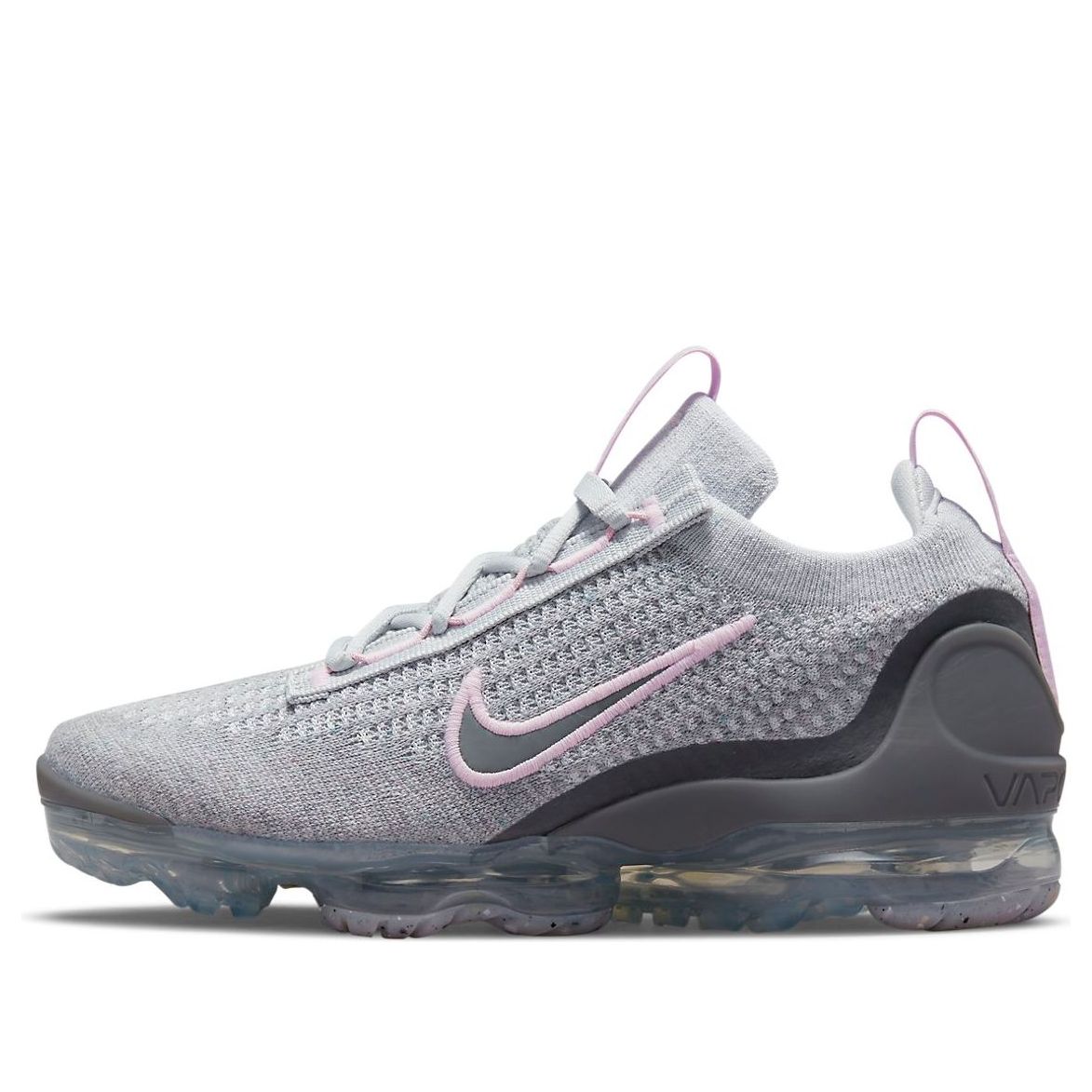 (GS) Nike Air VaporMax 2021 Flyknit 'Pure Platinum Pink Foam' DB1550-004