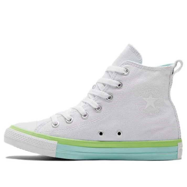 (WMNS) Converse Chuck Taylor All Star 'White Green' A00543C