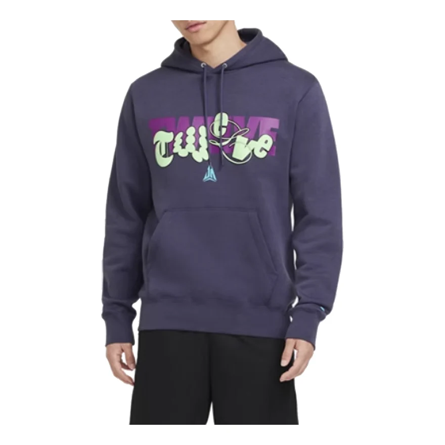 Nike Ja Club Fleece Hoodie 'Purple' FZ1039-573