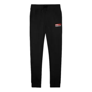 New Balance Logo Print Sweatpants Asia Sizing 'Black Red' MP03905-BM