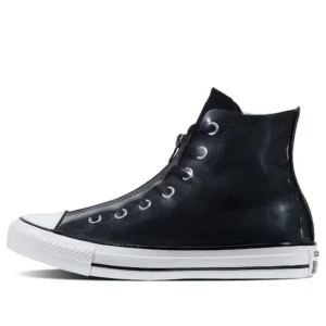 (WMNS) Converse Chuck Taylor All Star Shroud Translucent Rubber High Top 'Black' 553262C