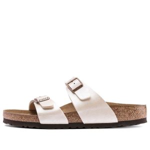 Birkenstock Sydney Birko-Flor Graceful Narrow Fit Sandals 'Pearl White' 1016171
