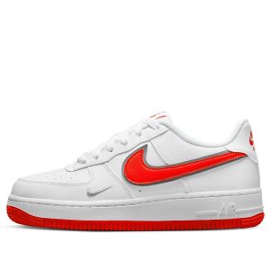 (GS) Nike Air Force 1 SE 'Mini Swoosh - White Habanero Red' DX9269-101