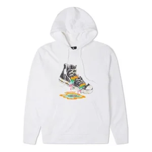 Converse Shoes Printing Fleece Lined White 10022937-A01