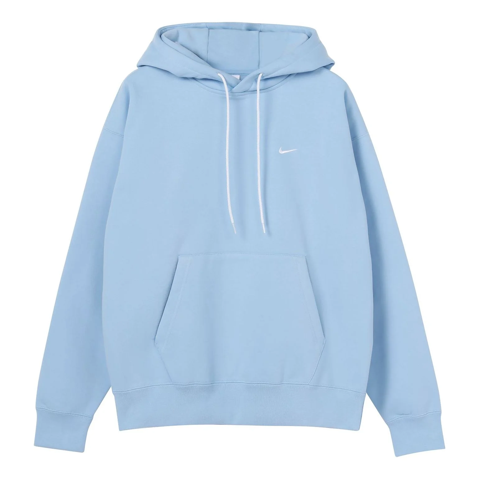 Men's Nike Logo Embroidered Solid Color Fleece Lined Blue DA0316-436