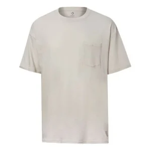 Converse Renew Oversized Crew Neck Pocket T-Shirt Asia Sizing 'Beige' 10020016-A03