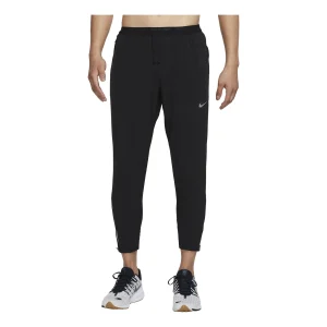 Men's Nike Casual Micro Mark Printing Straight Solid Color Reflective Sports Pants/Trousers/Joggers Autumn Black DQ4746-010