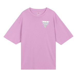 Air Jordan Flight Essentials Washed Basketball Sports Printing Round Neck Short Sleeve Purple CZ8064-591