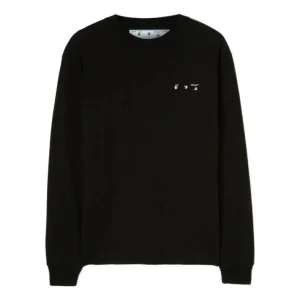 Men's Off-White SS22 Caravaggio Painting Round Neck Black OMAB064C99JER0051001