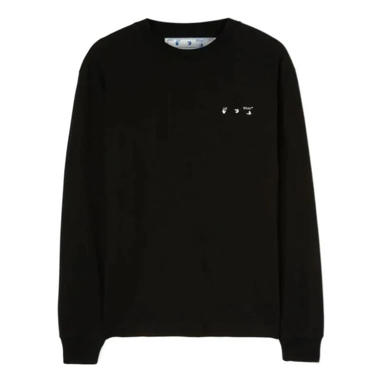 Men's Off-White SS22 Caravaggio Painting Round Neck Black OMAB064C99JER0051001