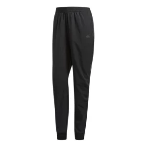 (WMNS) adidas Running Casual Fitness BreathableTatting Long Pants Black CW5773