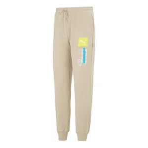 PUMA Logo International Sportswear Pants 'Beige' 536306-64
